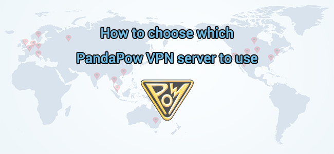 How to choose which VPN server to use